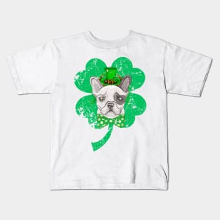 Funny Bulldog lover for irish Kids T-Shirt